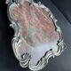 Base or support in marble and bronze silvered Louis XV-Rocaille style