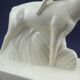 Onnaing, pair of Art Deco crackled antelope bookends