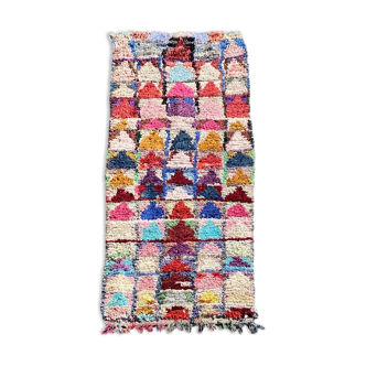 Tapis berbere boucherouite 100×225 cm