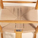 4x Hans J. Wegner CH24 Oak Wishbone Chair, 1980s