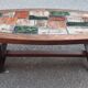 Table basse brutaliste années 70