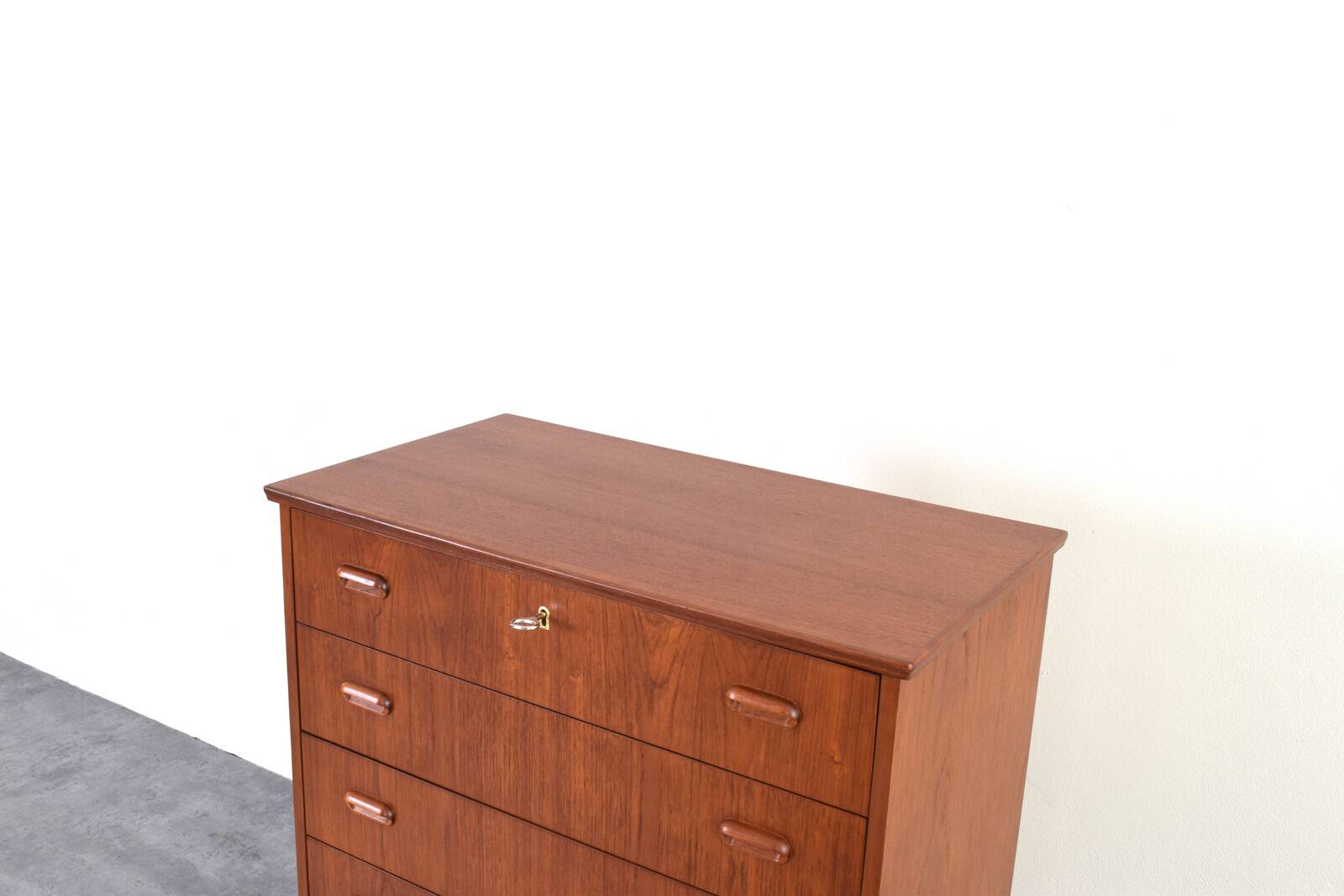 Mid-Century Danish Teak Chest of Drawers, 1960s.