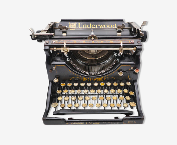 Machine à écrire Underwood 5 révisée ruban neuf noir 1908