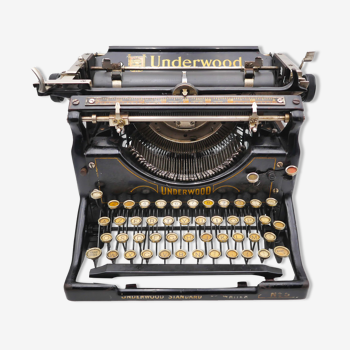 Underwood 5 typewriter revised ribbon new black 1908