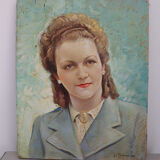 Peinture sur toile portrait