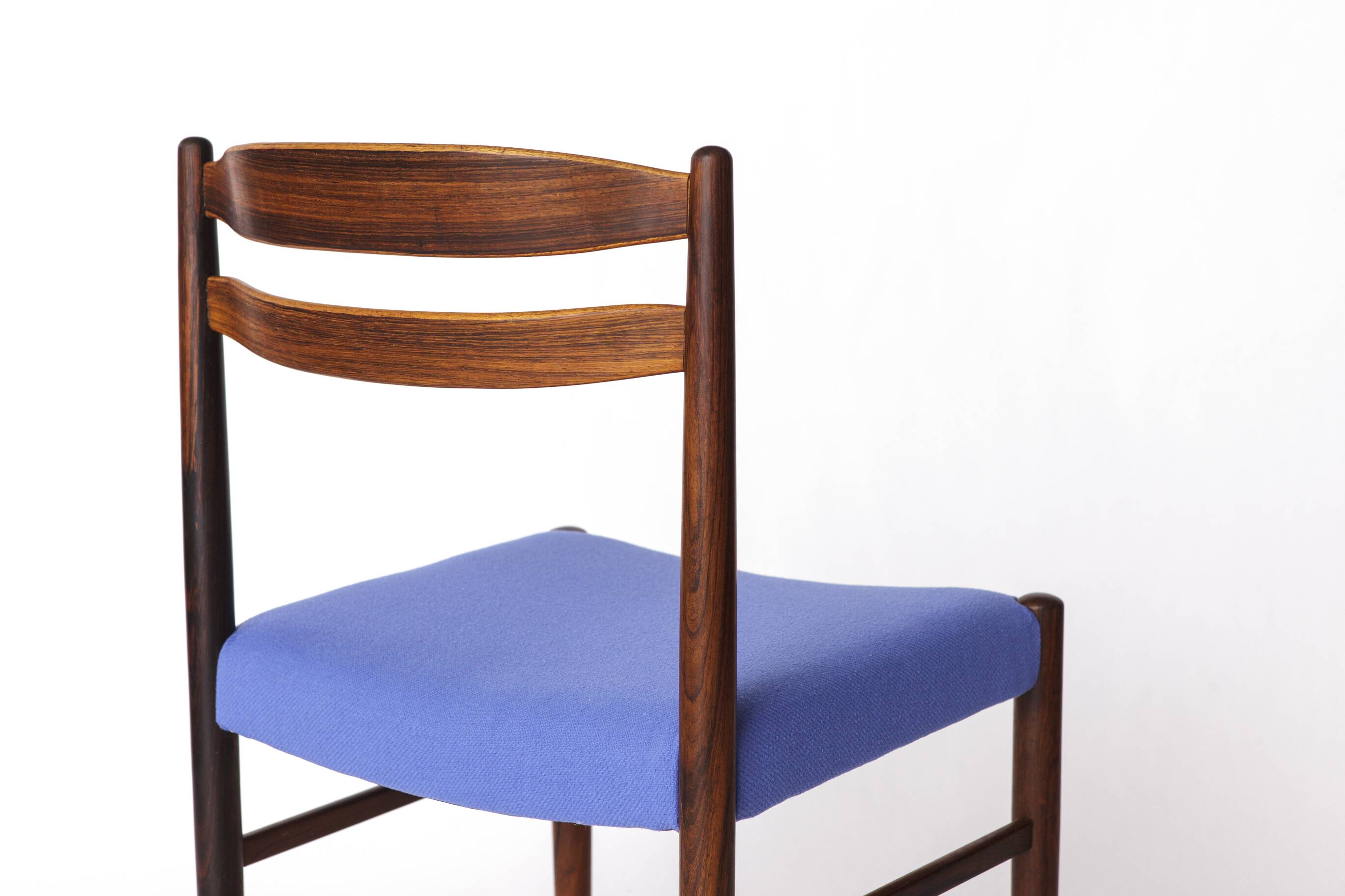 1 of 4 Swedish Rosewood Dining Chair by Carl Ekström for Albin Johansson