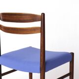 1 of 4 Swedish Rosewood Dining Chair by Carl Ekström for Albin Johansson