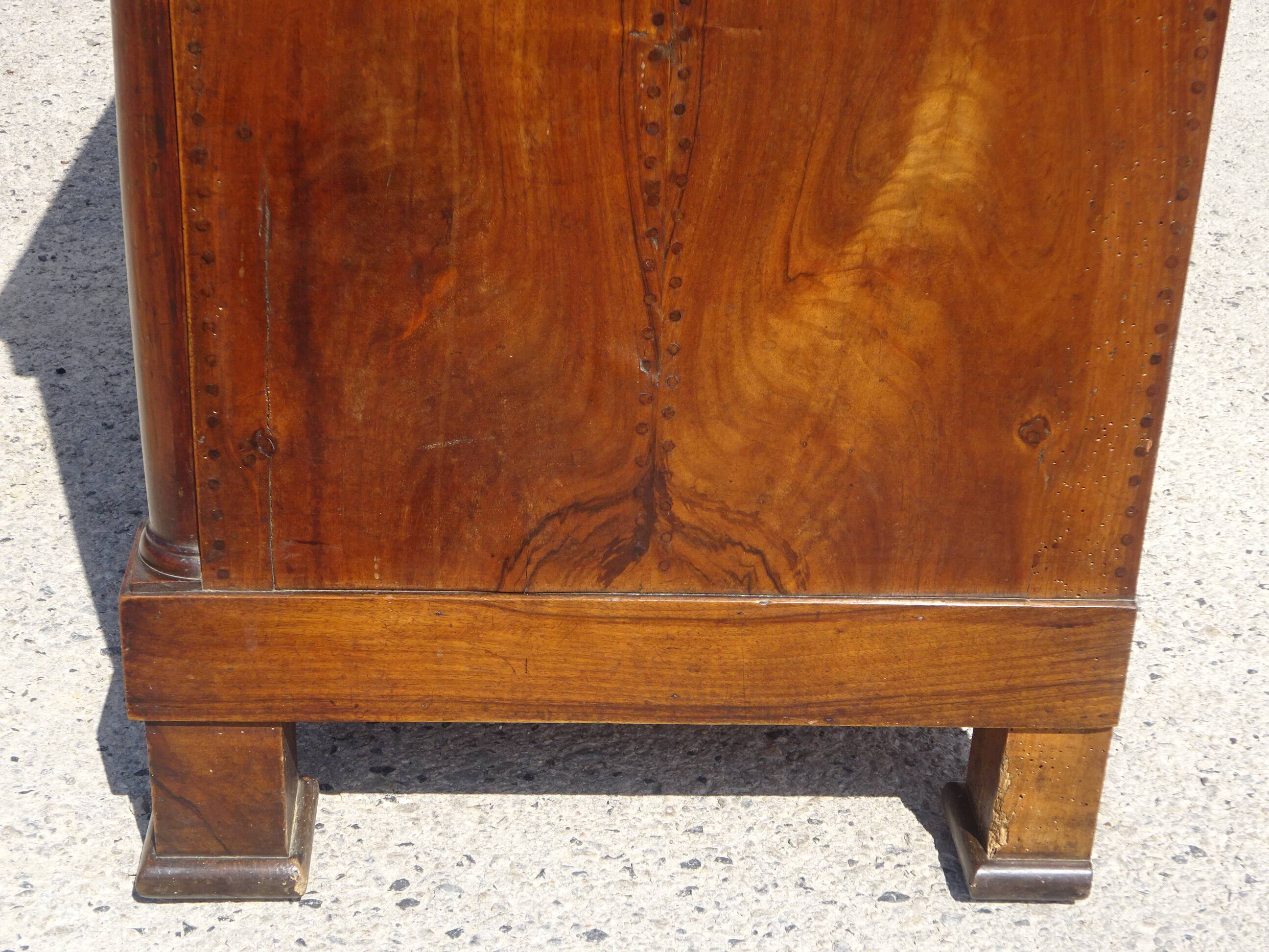 Buffet Empire, remarquable plateau en marqueterie