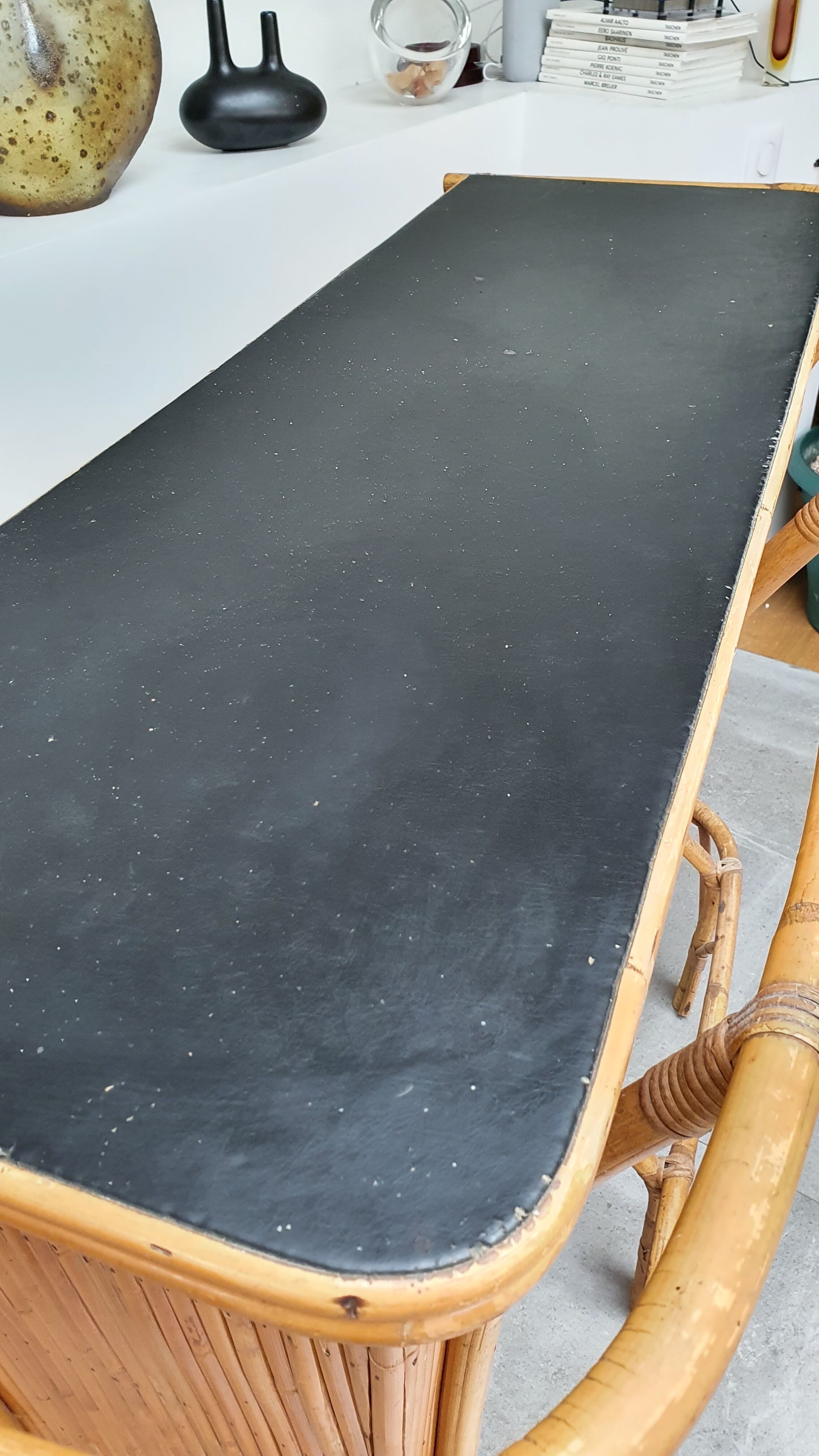 Rattan bar tiki bar from the 60s