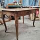 Louis XV desk with walnut burl.