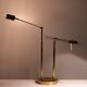 Stunning Ben Demmers Brass double l table lamp 1980s