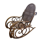 Rocking chair bambou