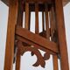 Table console Art Déco française en chêne, années 1920