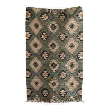 4 x 6ft-hemp\cotton handmade kilim rug,area, floor,dinning,home decor,traditional indian,rugs\carpet