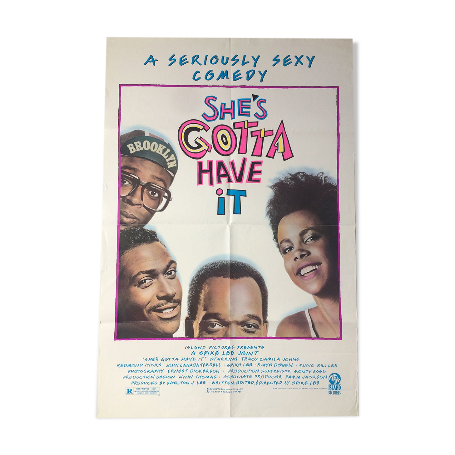 Original American poster She's gotta have it by Spike Lee, 1986