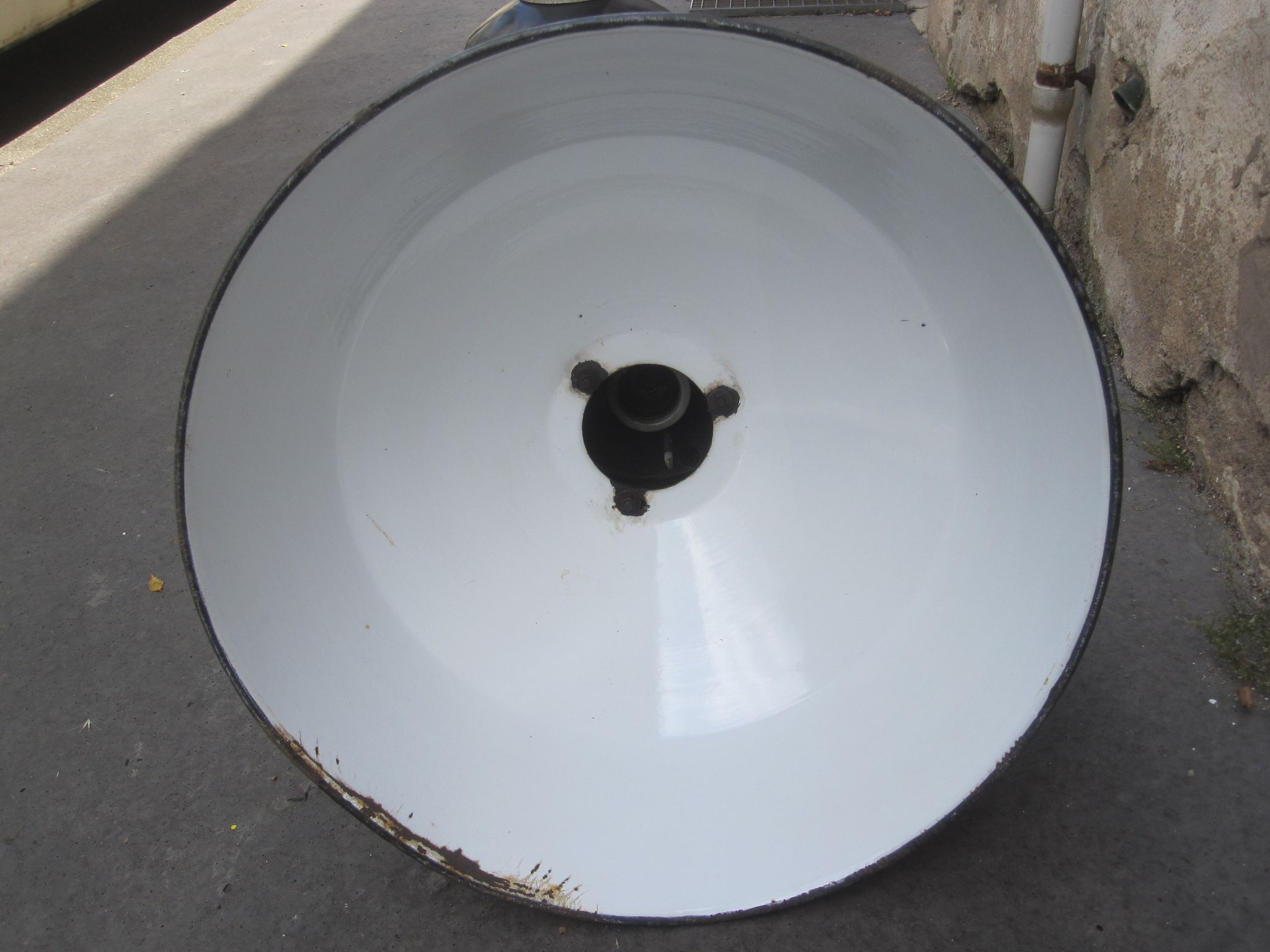Pair industrial factory lamp