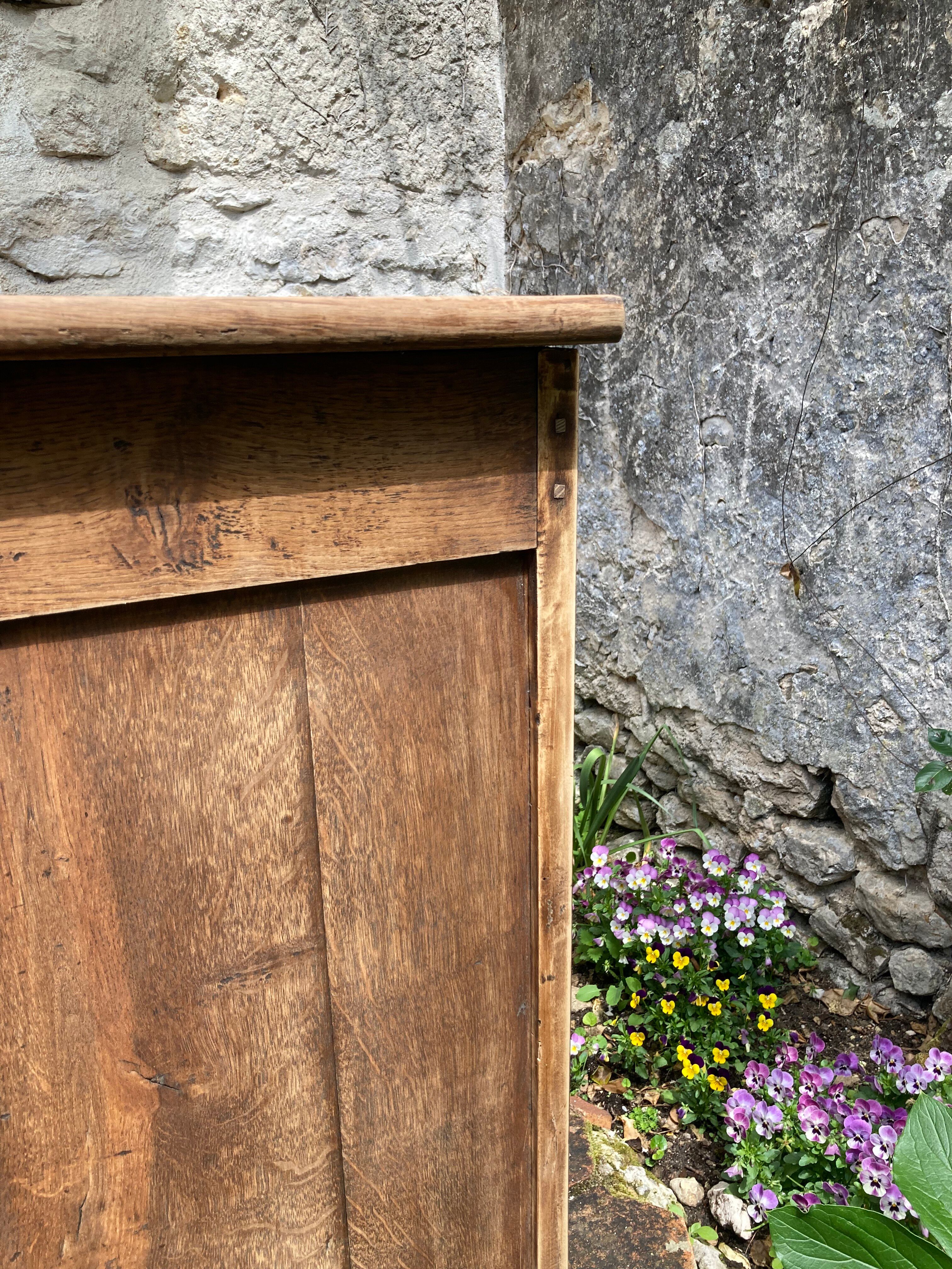 Antique solid wood sideboard