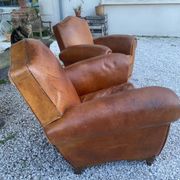 Paire de fauteuils club