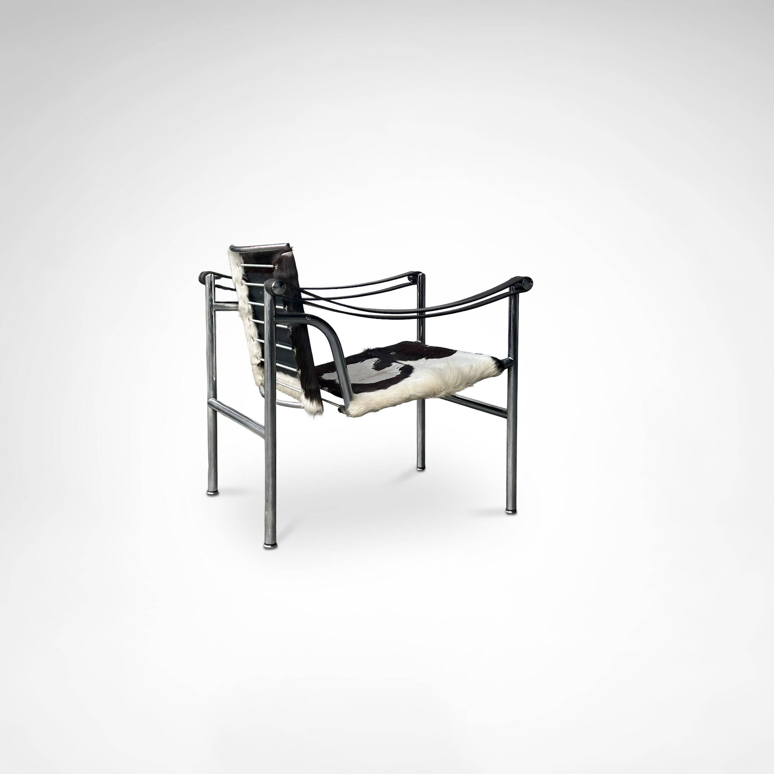 LC1 ponyskin armchair by Le Corbusier et al for Cassina 1980s