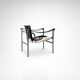 LC1 ponyskin armchair by Le Corbusier et al for Cassina 1980s