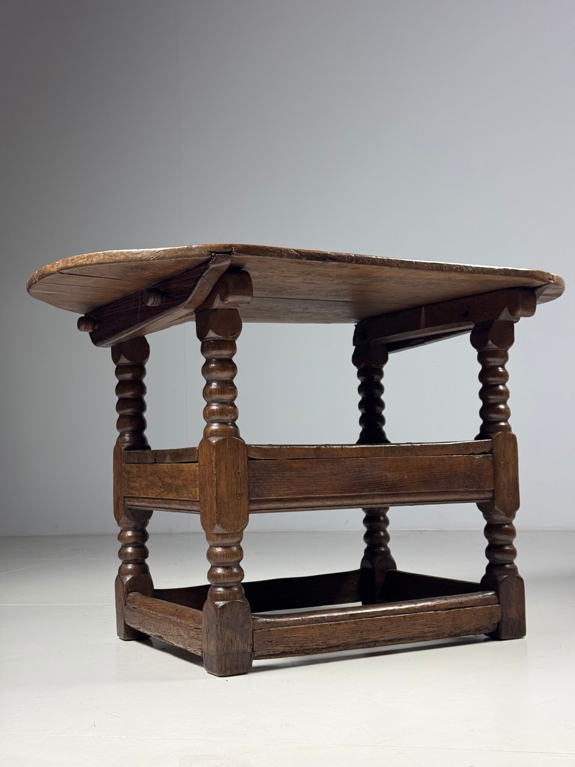 English monk chair table oak 18th century