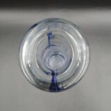 Blue Murano glass vase by Seguso, Italy 1970