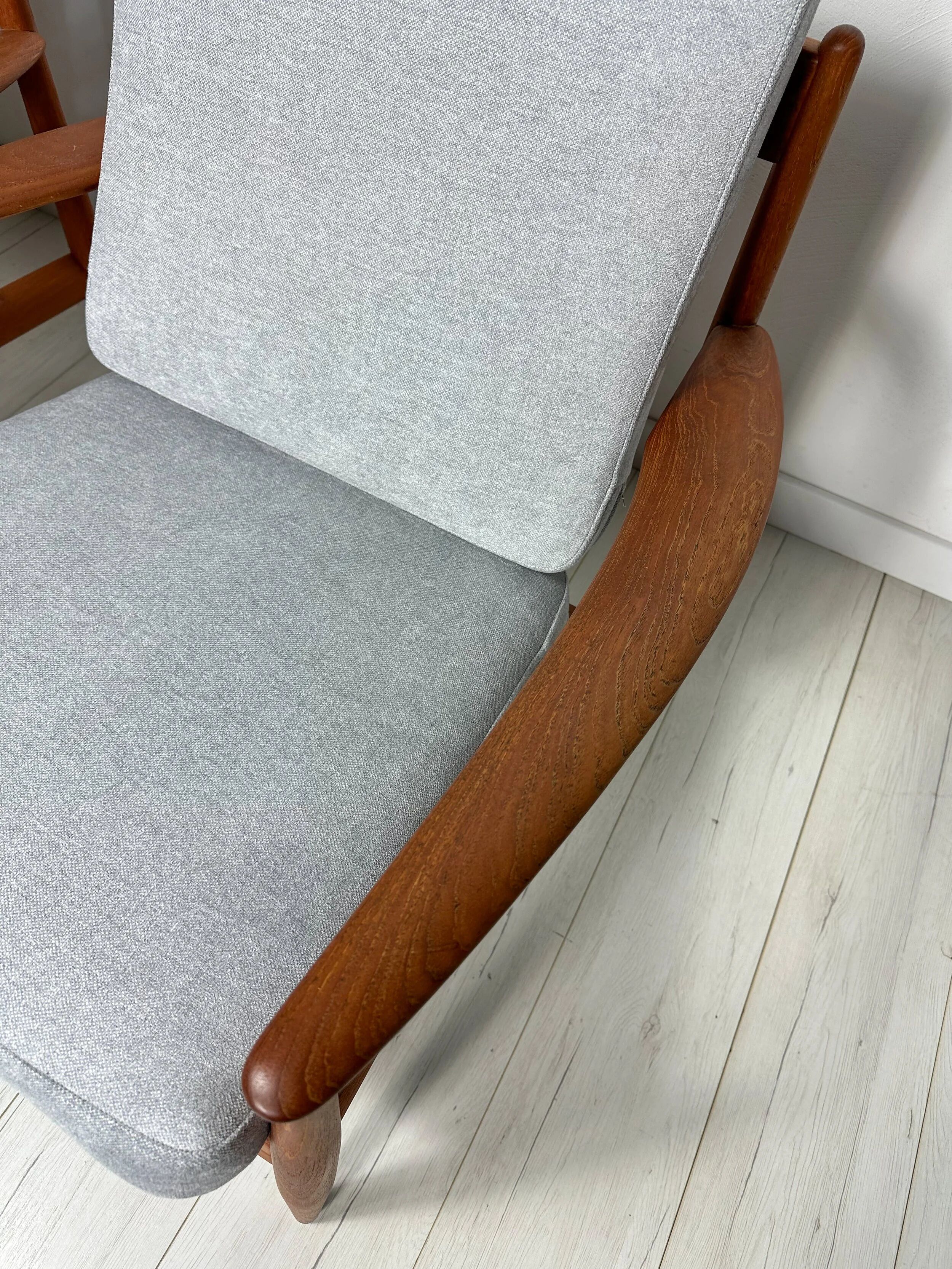 1950s Vintage Danish Teak Armchair by Grete Jalk for France & Daverkosen