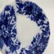 Old earthenware plate SARREGUEMINES, Bryonia model - Late 19th century