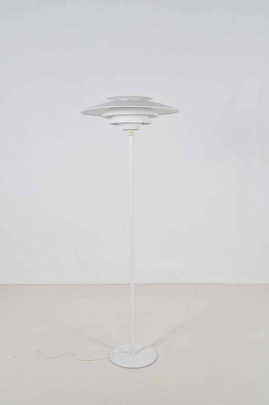 Danish floor lamp 1049-6 by Jeka Metaltryk, 1970s