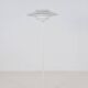 Danish floor lamp 1049-6 by Jeka Metaltryk, 1970s