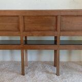 Early 20th-century solid oak bench