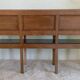 Early 20th-century solid oak bench