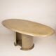 Angelo Mazzola parchment table produced by Ar.Vi Salpol, 1980