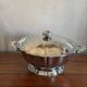 Silver-plated soup tureen
