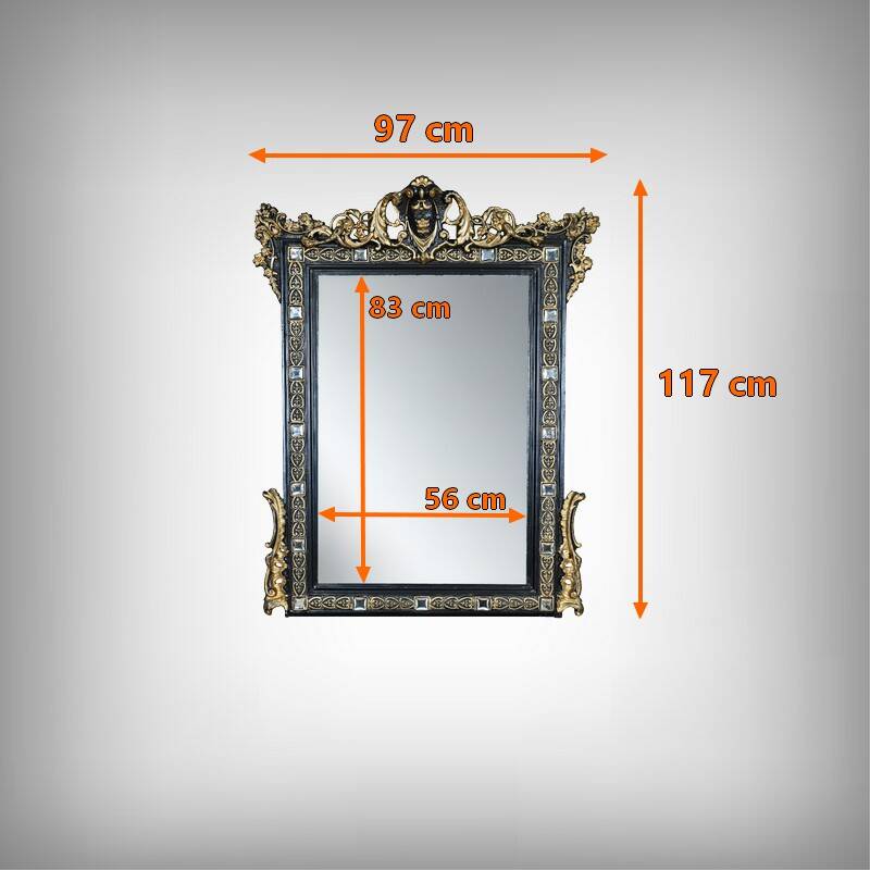 Miroir à Fronton, époque Napoléon III – 2ème moitié XIXe