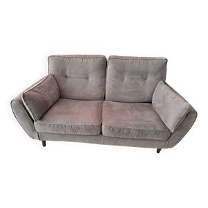 Canapé Poltronesofa Dossolo 2 places gris