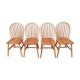 4 windsor chairs in vintage pine 1970 1980