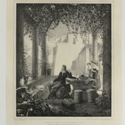 Lithographie, Gravure, Maison de Tasso Torquato