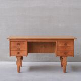 Oak danish mid-century desk