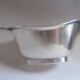 Sauciere art deco en métal argente orfè christofle