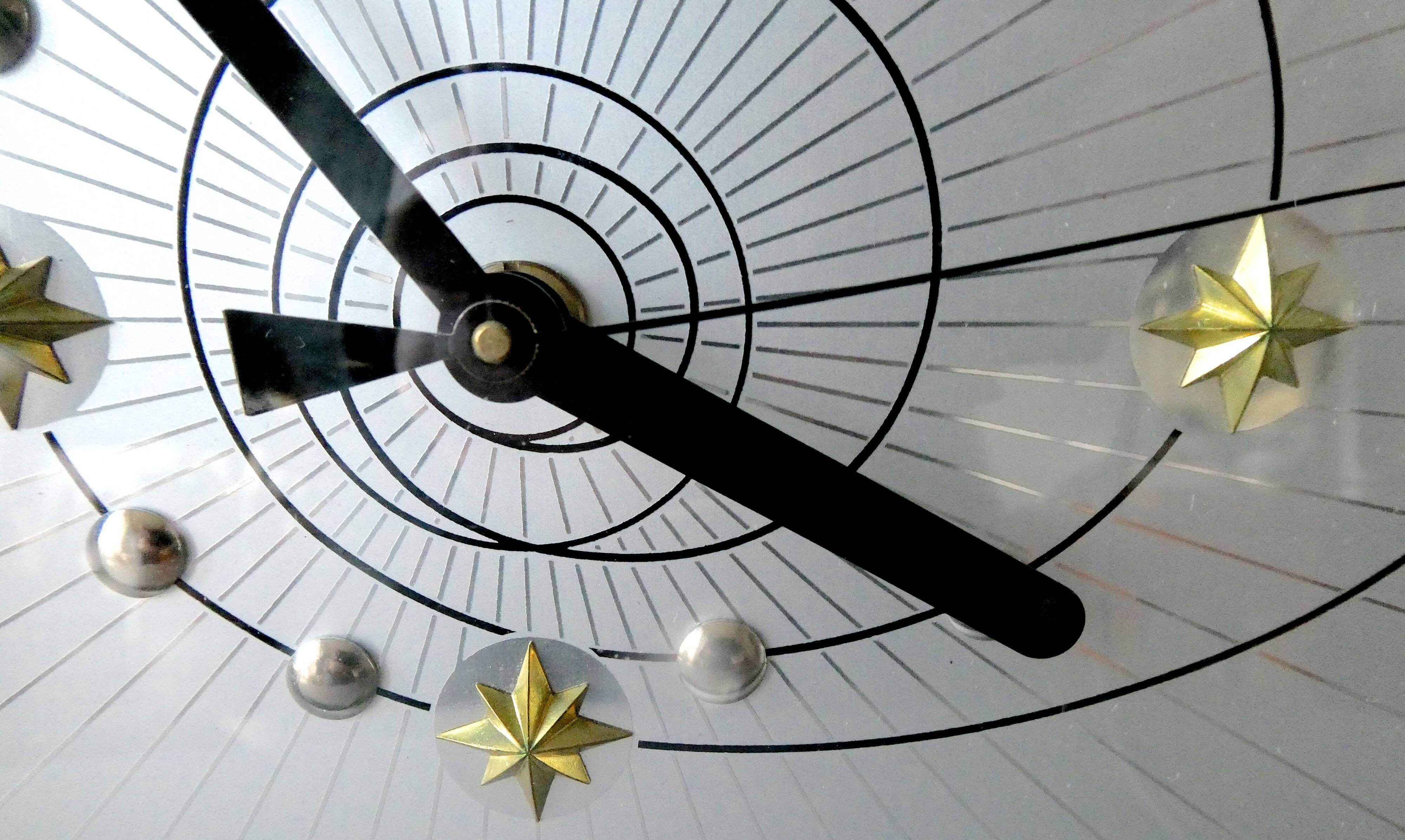 Pendulum wall clock Trophy ORTF, creation Hourriez ATO