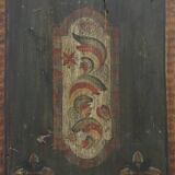 Armoire de mariée peinte d'art populaire