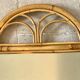 Vintage rattan mirror 82x45cm