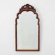 Louis XV style scalloped root veneer mirror, France late 19th century