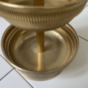 Vintage gilded brass servant