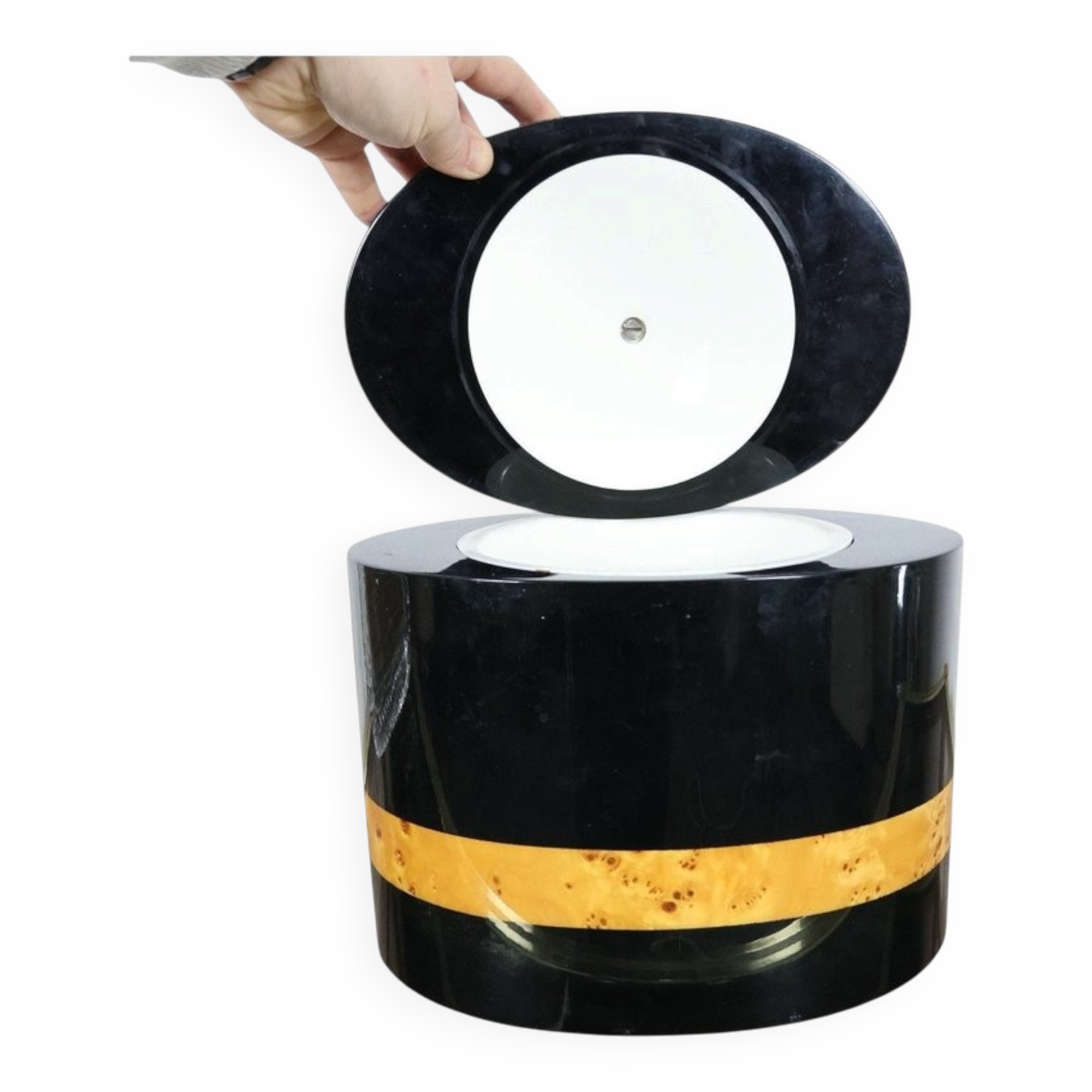 Modernist Ice Bucket by Tommaso Barbi, 1970s