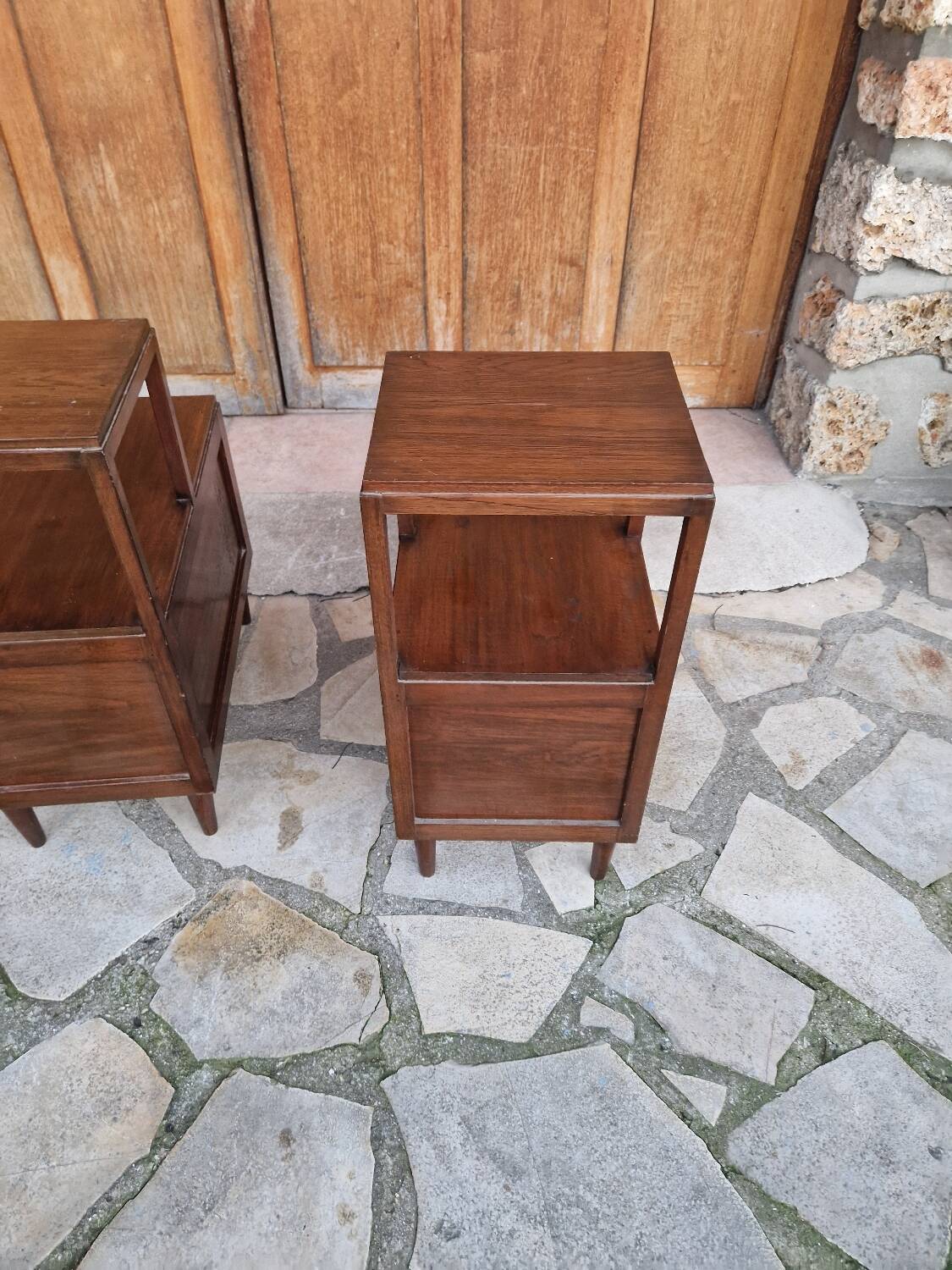 2 bedside tables from the 1950s