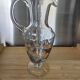 Large carafe / Jug in Paris crystal with stained glass decoration signed H 30 cm