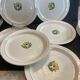Lot 11 assiettes salins terre de fer