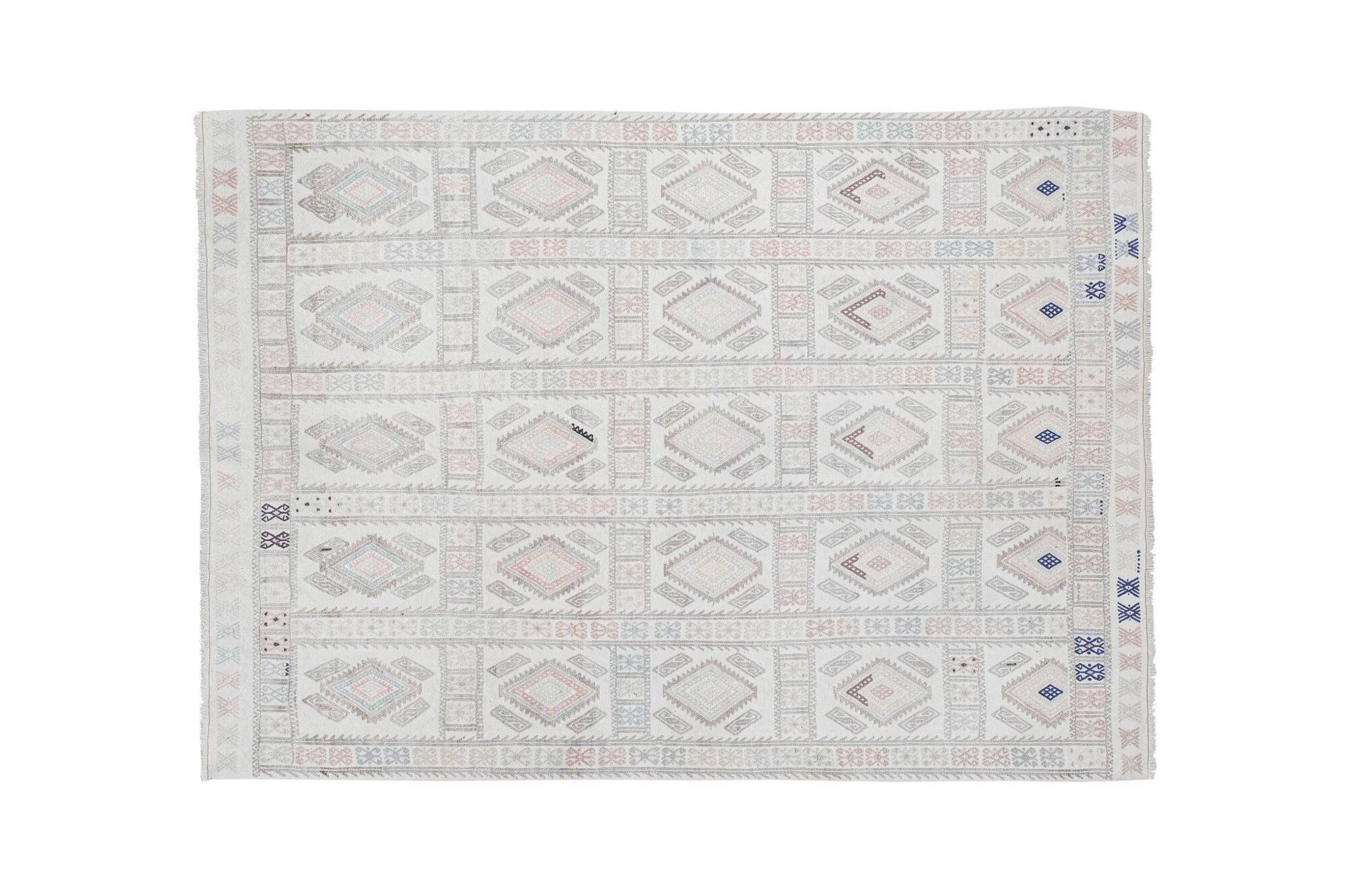 Kilim turc vintage tissé main 156x216 cm